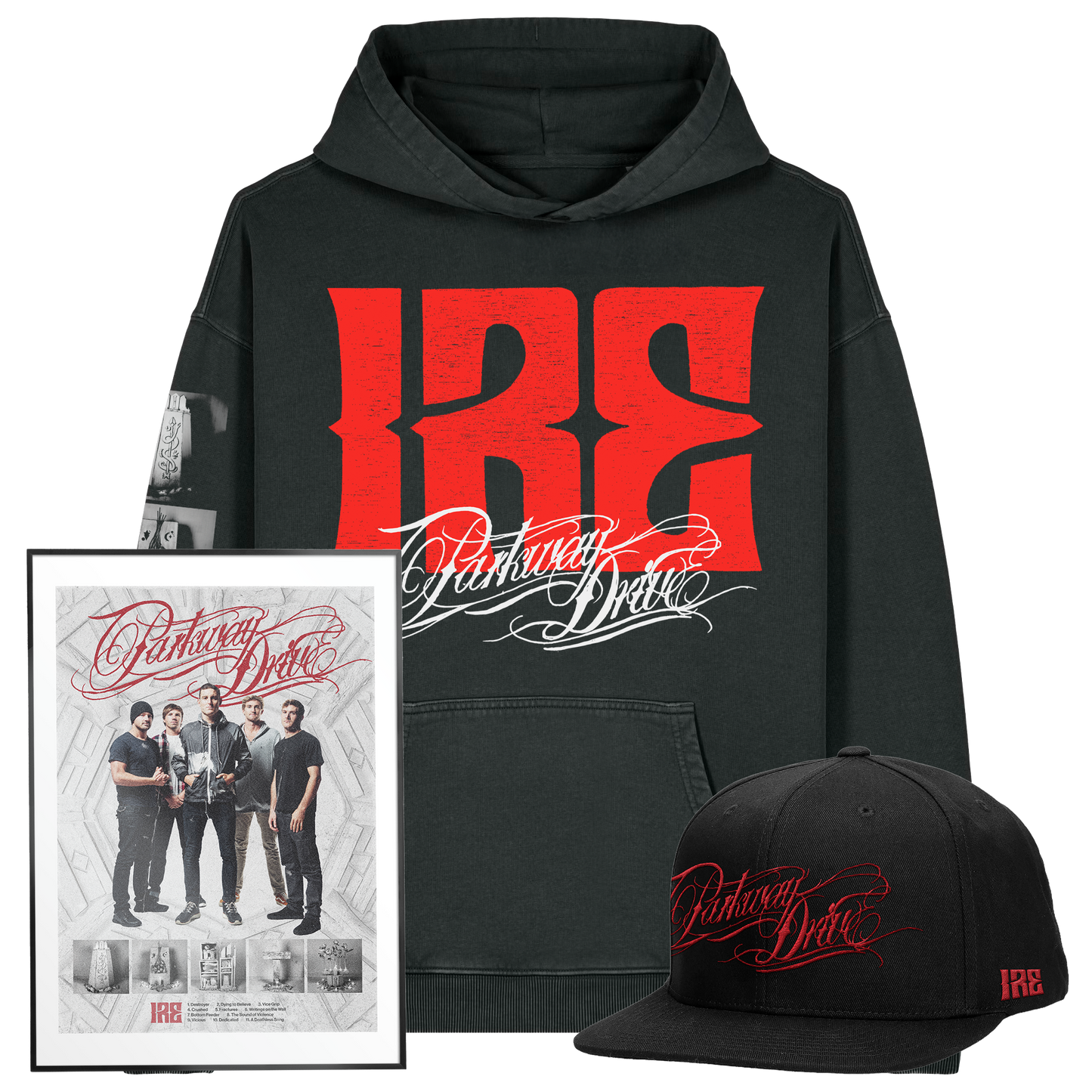 Ire Faded Black | Hoodie Bundle