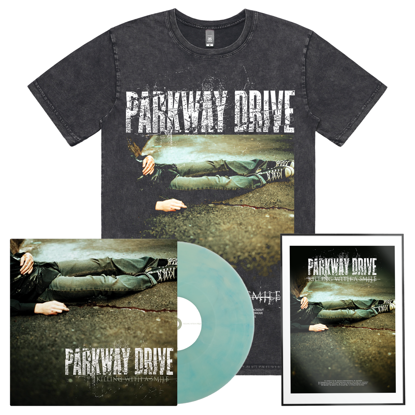 Killing With A Smile (20th Anni.) | Ice Vinyl+T-Shirt+Print Bundle