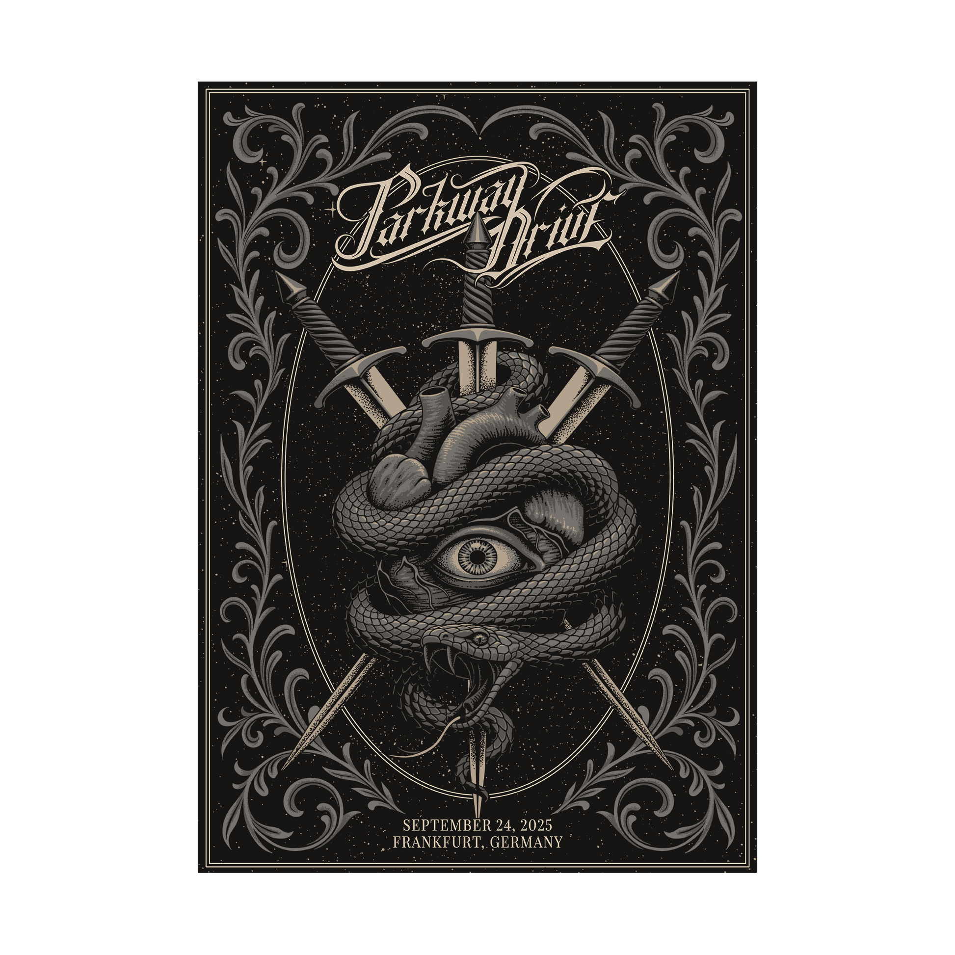 Parkway Drive (Frankfurt) Screen Print Poster